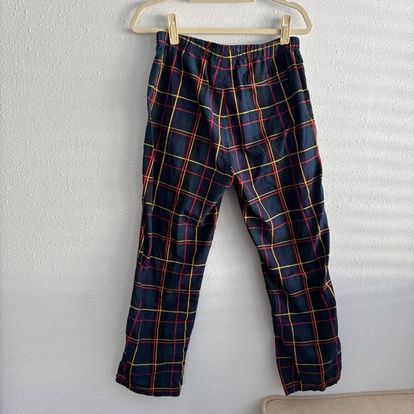 Sleepy Jones Marina Pajama Set in Holiday Navy Plaid - Size Medium - Picture 5 of 10